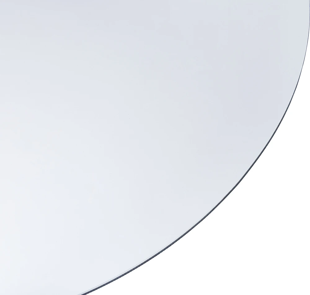 Beliani LED vonios veidrodis CALLAC 60 cm 60 cm sidabrinės spalvos
