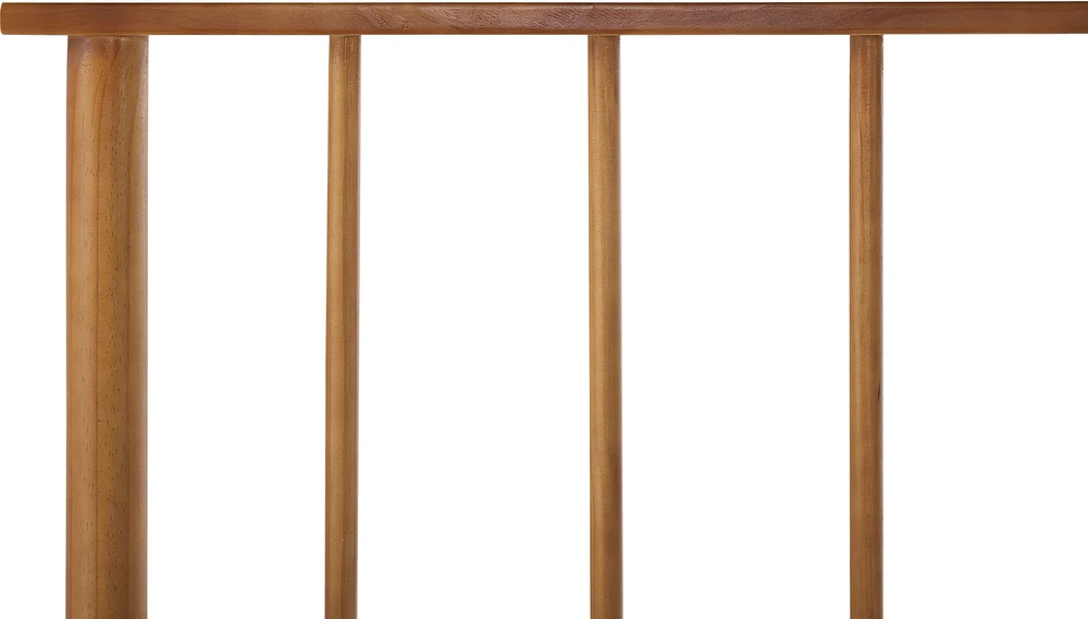 Lova Beliani Viengulė lovos rėmas BARRET 90 x 200 cm, ruda, pušies mediena