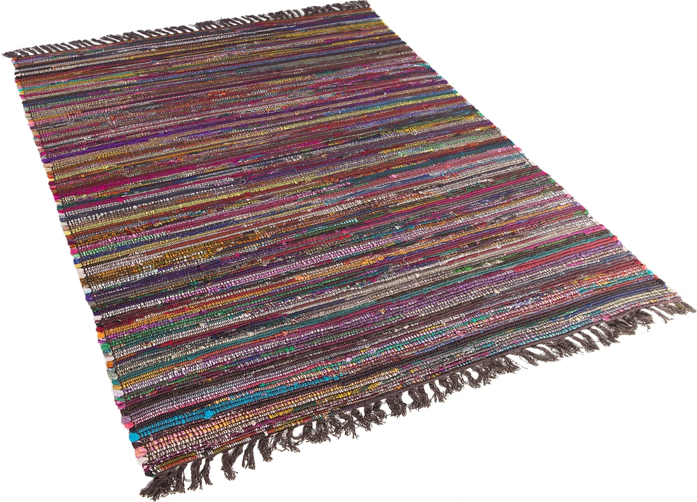 Beliani Kilimas DANCA juodas 140 x 200 cm
