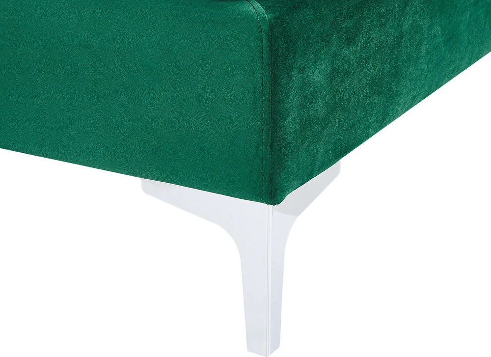 Sofa Beliani 1 vietos modulis EVJA žalias veliūras
