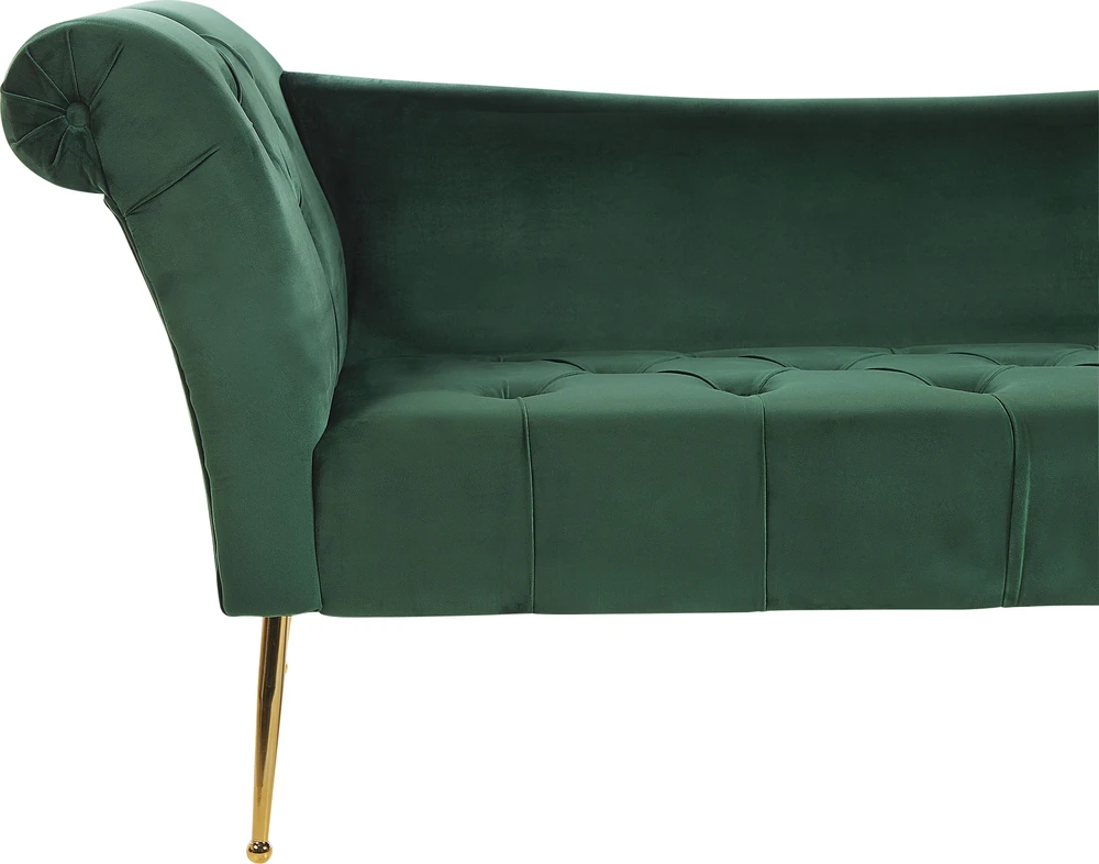 Sofa Beliani NANTILLY gultas iš veliūro, tamsiai žalios spalvos