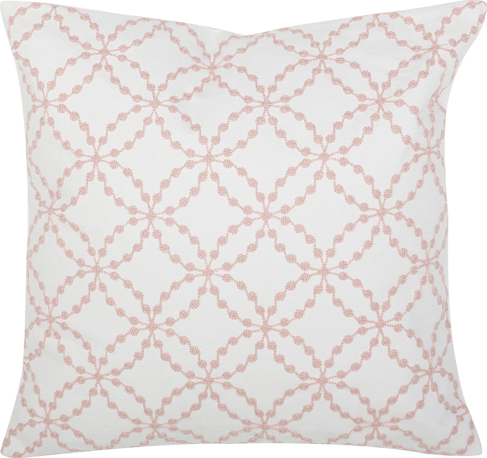 Shumee Ratų rinkinys iš 2 dekoratyvinių pagalvių 45 x 45 cm rožinės VERBENA
