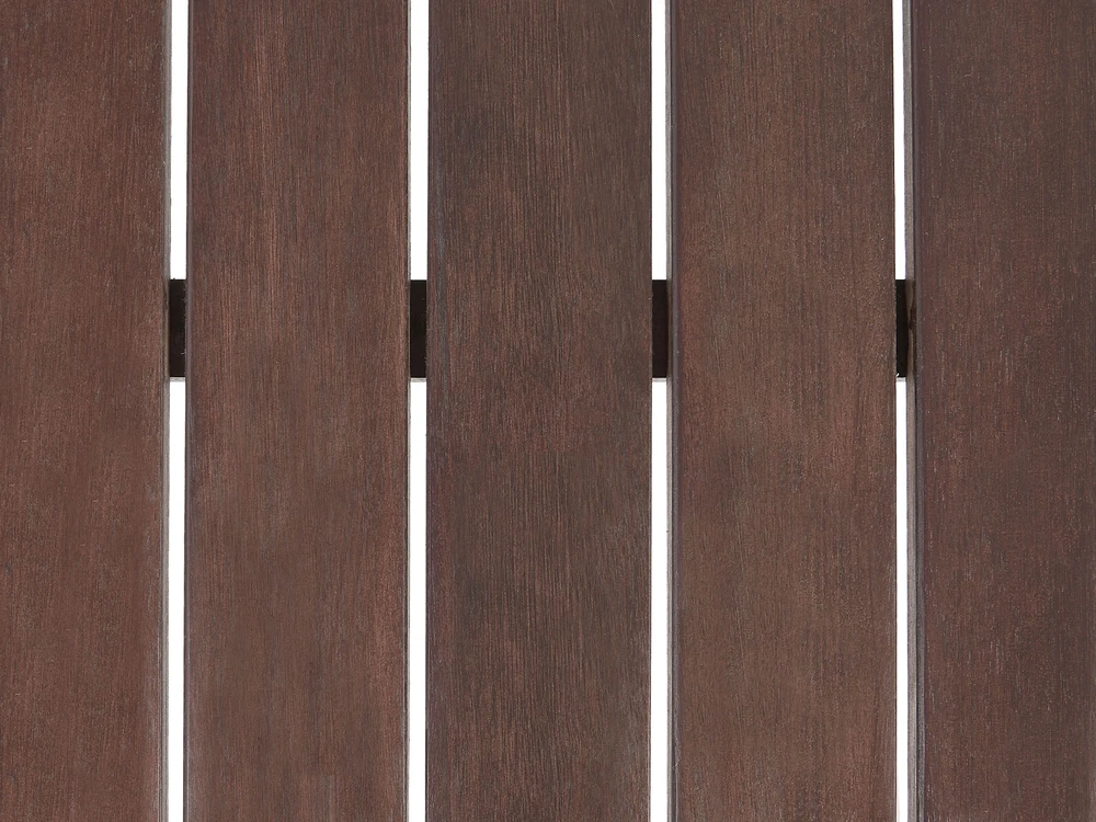 Beliani Sodo stalas TUSCANIA 180 cm 100 cm, eukalipto mediena, tamsiai rudas