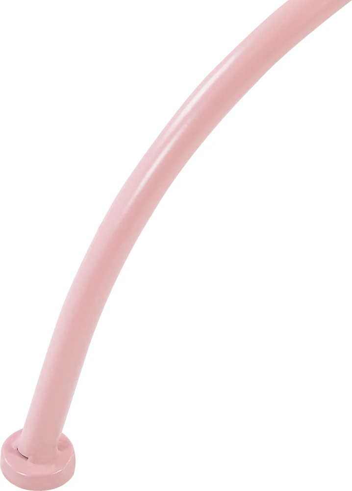 Beliani Bistro staliukas ALBINIA 70 cm, metalinis, rožinis