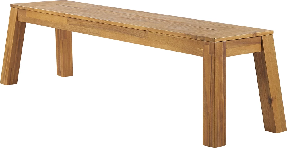 Beliani Sodo suolas LIVORNO 169 cm Akacijos mediena Rudas