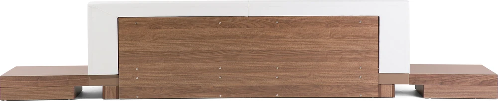 Beliani Vandens lova iš dirbtinės odos ZEN 180 x 200 cm, uosio ruda
