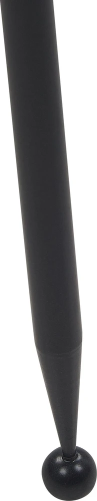 Beliani Gėlių stovas LEIKA 29 cm juodas metalinis