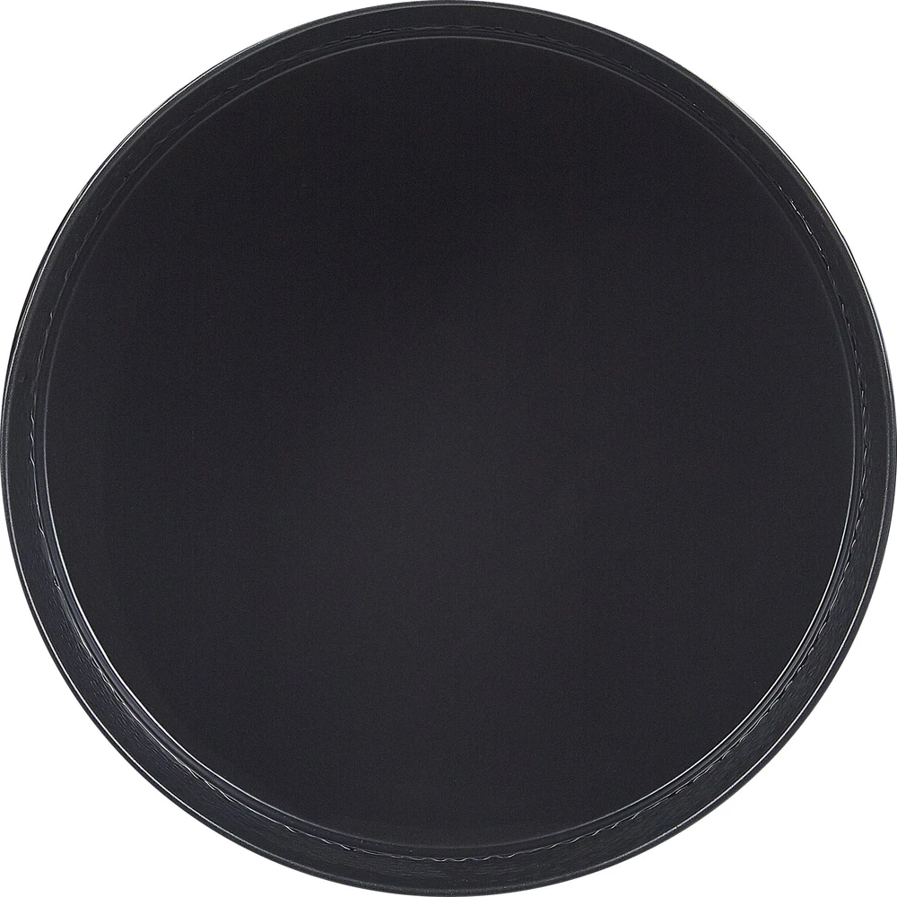 Beliani Gėlių stovas LEIKA 29 cm juodas metalinis