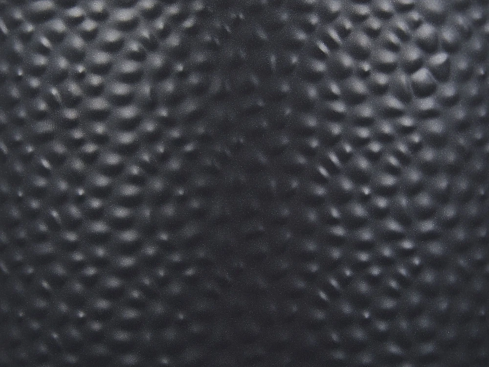 Beliani Gėlių stovas LEIKA 29 cm juodas metalinis