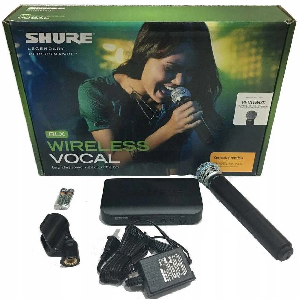 Shure BLX24E/B58-H8E - belaidė vokalinė sistema su Beta 58A mikrofonu