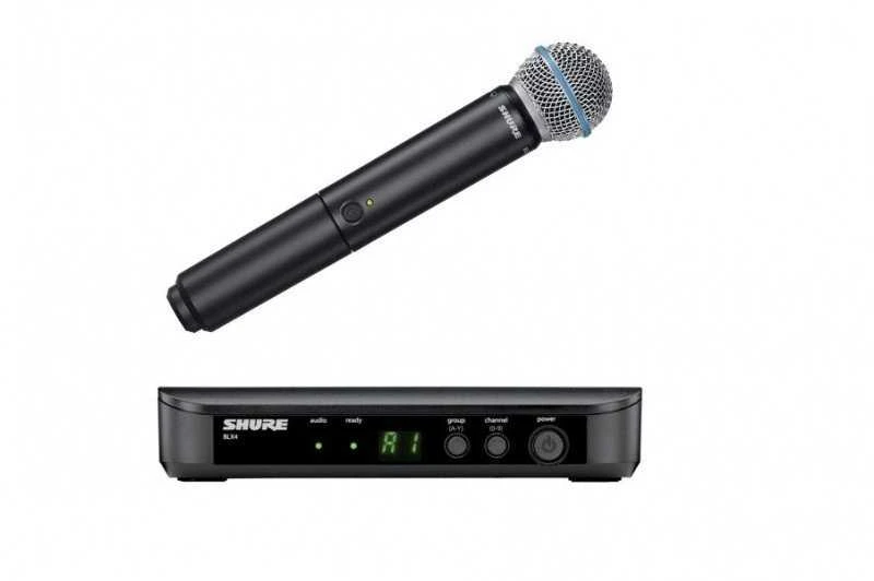 Shure BLX24E/B58-H8E - belaidė vokalinė sistema su Beta 58A mikrofonu