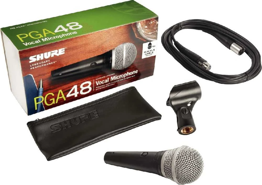Shure PGA48-XLR-E mikrofonas