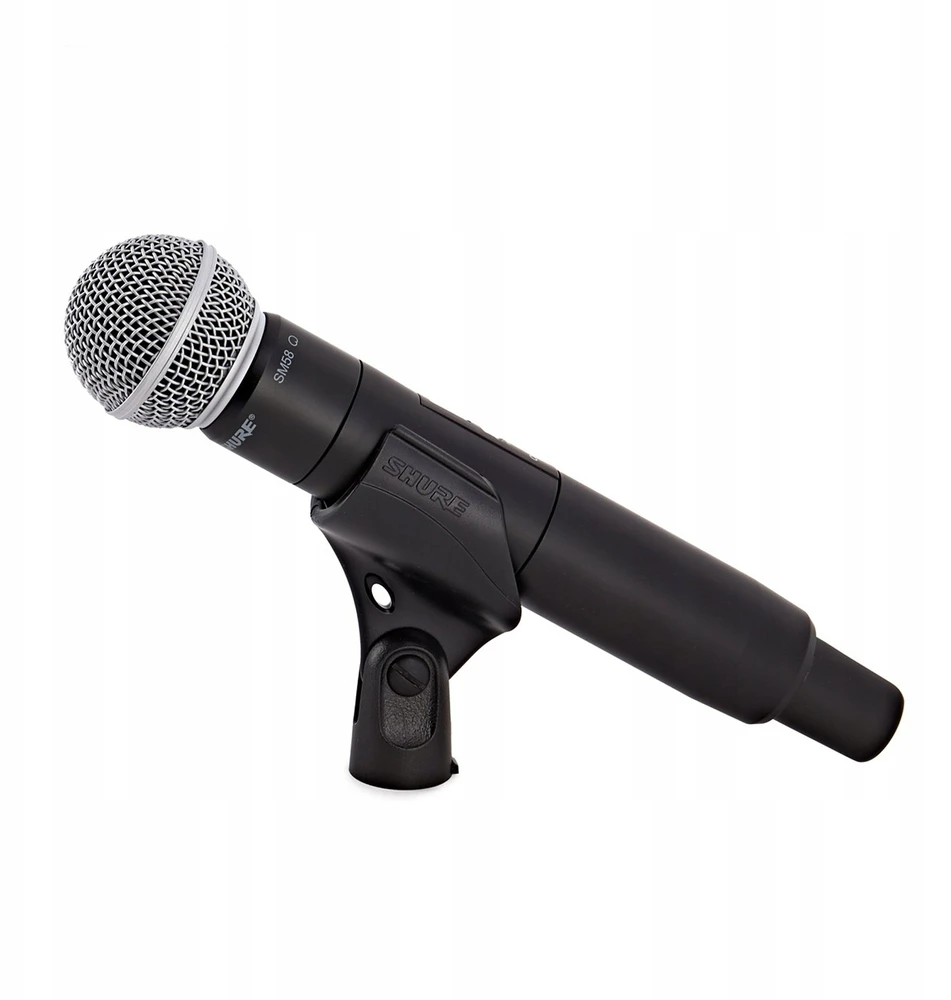 Shure SLXD24DE/SM58-G59 – dviejų kanalų skaitmeninė belaidė sistema su dviem siųstuvais/rankiniais mikrofonais (470–514 MHz)