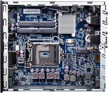 Barebone ShuttleBarebone XPC slim DH610 Juodas