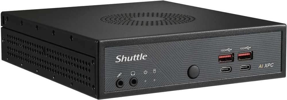 Shuttle XPC slim DN11H5, Barebone - juodas, be operacinės sistemos