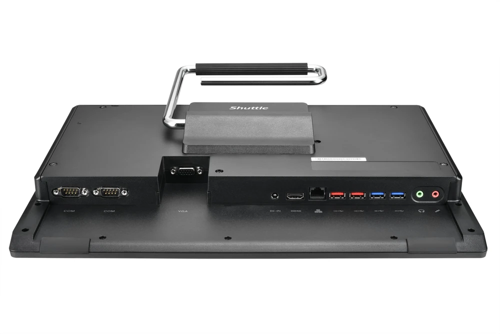 Komputer Shuttle All-in-One P55U Celeron 7305 15.6'' Jutiklinis WLAN HDMI 2x COM-Port 90 W Juodas