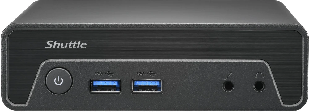 Komputer Shuttle Shuttle XPCnano NE1010BA N100/8GB/128GBSSD/juodas W11P