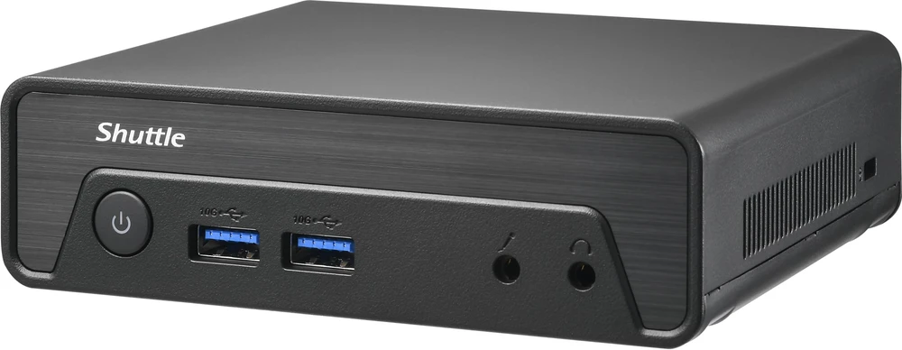 Komputer Shuttle Shuttle XPCnano NE1010BA N100/8GB/128GBSSD/juodas W11P