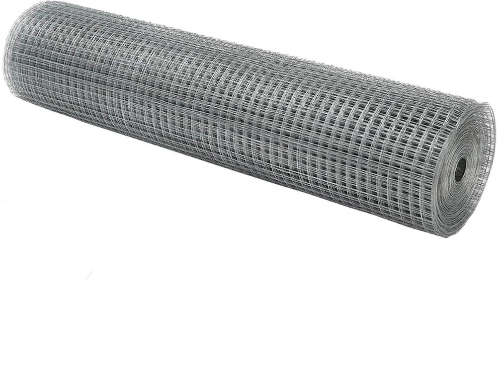 Suvirinto vielos tvoros 5000 x 40 cm Sidabro