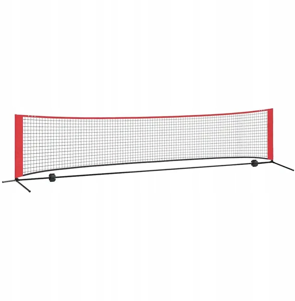 Teniso tinklas Juoda ir raudona 396 x 92 x 87 cm Poliesteris