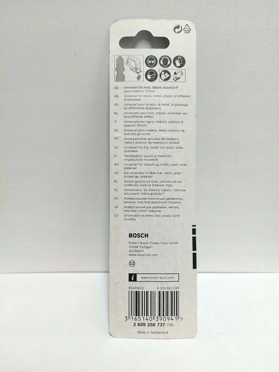 Bosch 2 siaurapj.Pjūkleliai BIM T 345 XF. 106 mm