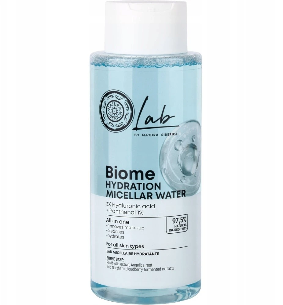 Micelinis vanduo drėkinantis odą NATURA SIBERICA Biome, 400 ml