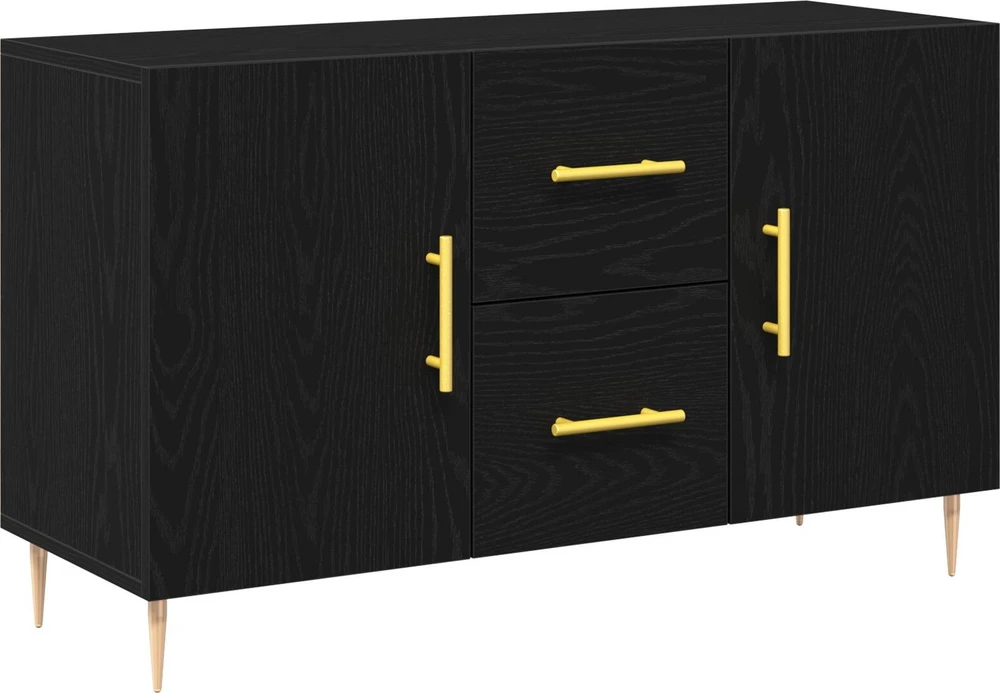 Kabalas Juodas ąžuolas 100 x 36 x 60 cm Apdirbta mediena