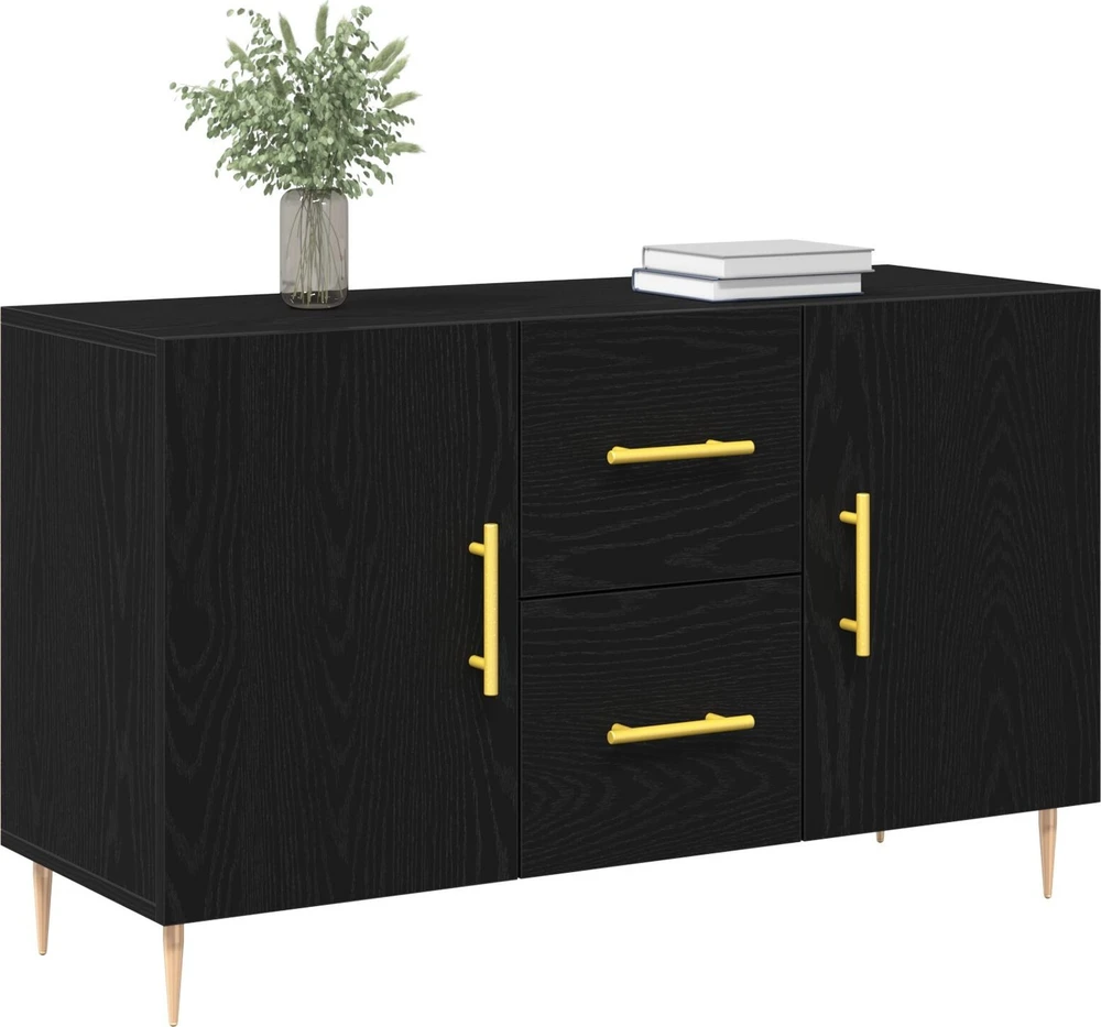 Kabalas Juodas ąžuolas 100 x 36 x 60 cm Apdirbta mediena