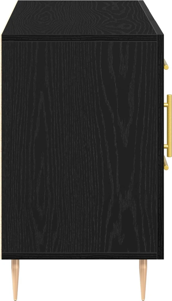 Kabalas Juodas ąžuolas 100 x 36 x 60 cm Apdirbta mediena