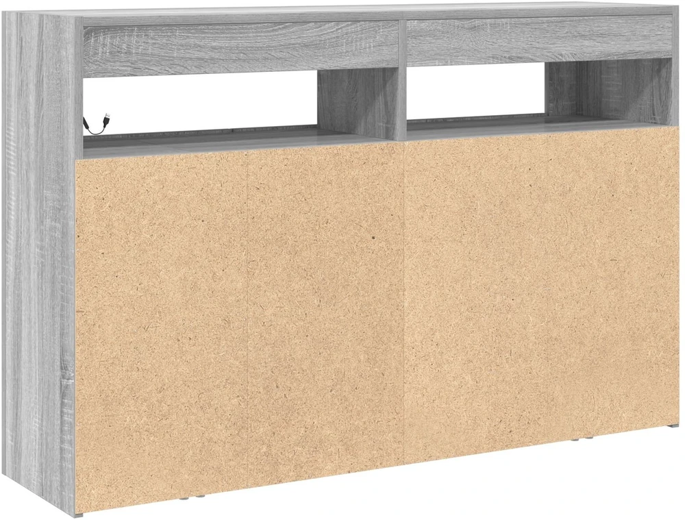 Kabalas Pilkas Sonoma 116 x 30 x 75 cm Apdirbta mediena