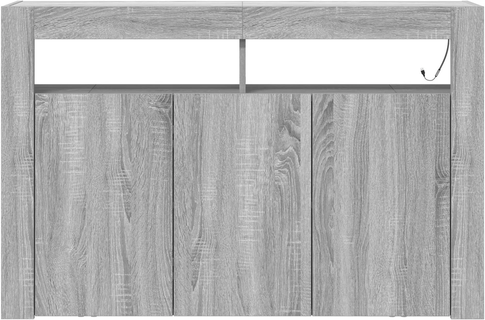 Kabalas Pilkas Sonoma 116 x 30 x 75 cm Apdirbta mediena