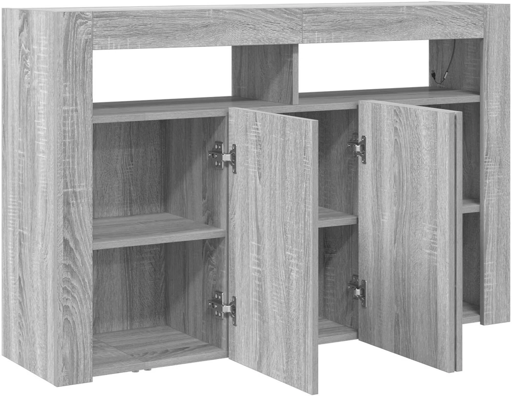 Kabalas Pilkas Sonoma 116 x 30 x 75 cm Apdirbta mediena
