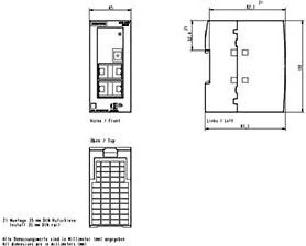 Šakotuvas Siemens 5 RJ45 10 / 100Mb / s SIMATIC NET (6GK5005- 0BA00- 1AB2) prievadai