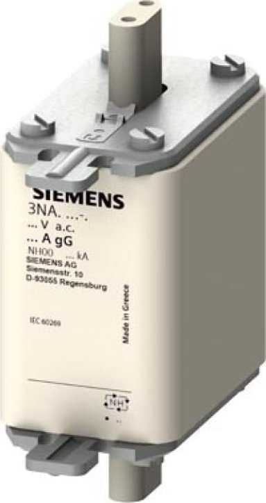 Siemens Saugiklis FUS.NH GL/GG.00 500VAC 125A 3NA3832