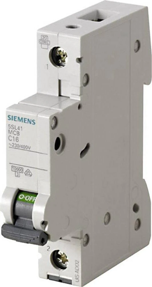 Siemens grandinės pertraukiklis C4A 230/400V 10kA 1P 5SL4104-7
