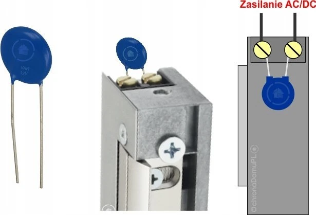 Siemens BIRA simetriškas elektrinis smūgis ES1-001 12V AC/DC bazinis