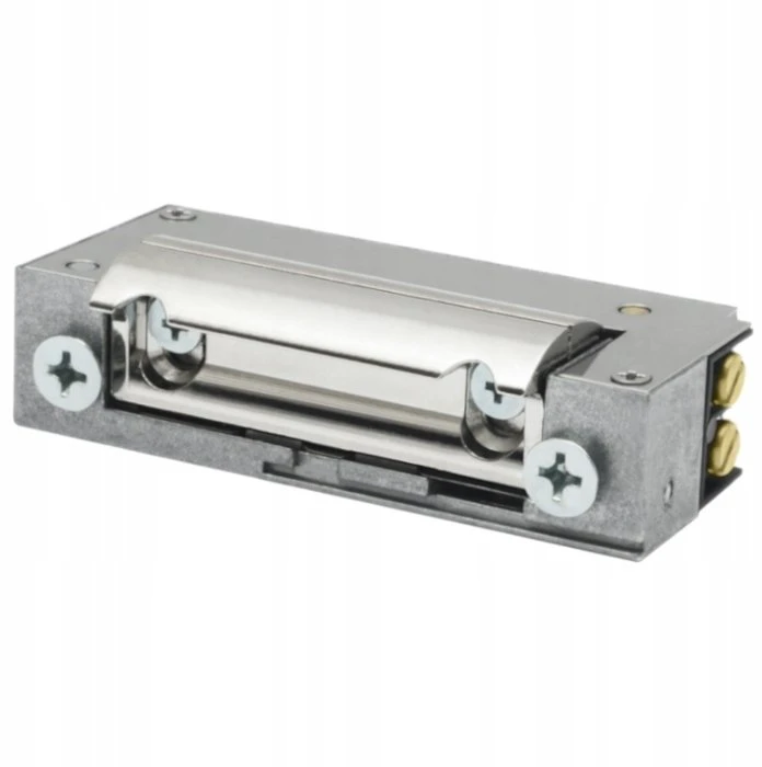„Siemens Hartte XS00UPW“ elektrinė spyna, silpnos srovės, siaura, su atmintimi, jungikliu ir universaliu maitinimo šaltiniu 12–24 V AC/DC