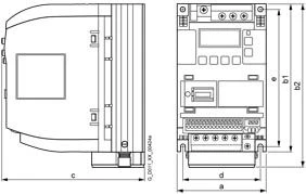Siemens Inverter Uwe = 400V, Uwy = 3x400V / 25A 11kW Sinatics V20 (6SL3210- 5BE31-1UV0)