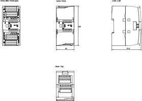 Siemens Pozostali DĖŽUTĖS IŠVESTIES MOD.6ES7222-1BH32-0XB0