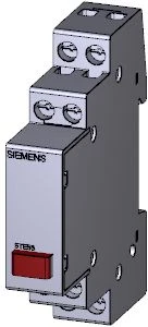 Siemens Lampka modułowa 1-fazowa 230V raudona (5TE5800)