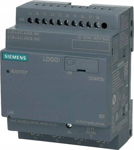 LOGOTIKAS! 12/24RCEO – skaitmeninis įvesties/išvesties modulis – Siemens 6ED1052-2MD08-0BA2