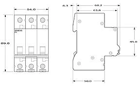 Siemens Modulinis jungiklio skyriklis 63A 3P 440V (5TL1363-0)