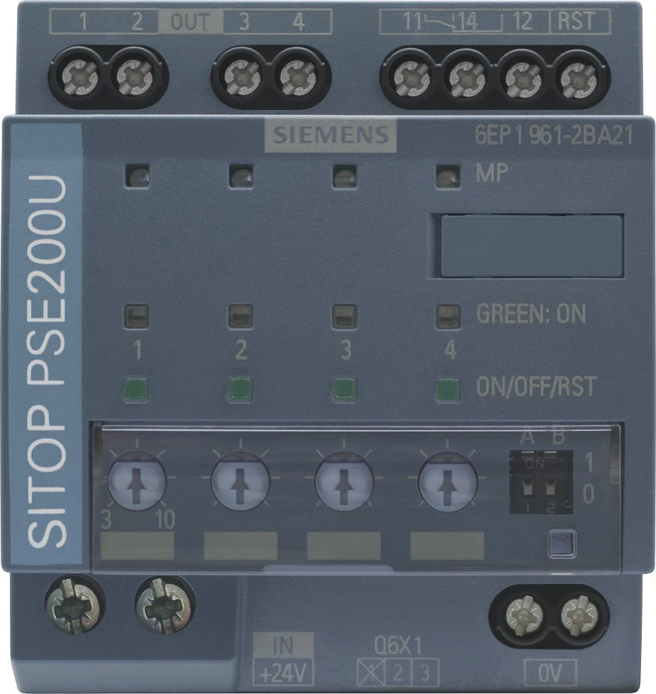 Siemens Modulis SITOP PSE200U 10A 4-CHANNEL INPUT 6EP1961-2BA21