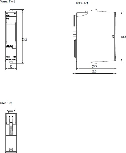 Siemens Modulis wyjść analogowych SIMATIC ET 200SP 4 WYJŚCIA NAPIĘCIOWE/PRĄDOWE ROZDZIELCZOŚĆ 16-BITÓW 6ES7135-6HD00-0BA1