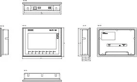 „Siemens Operator“ jutiklinis skydelis, 7 colių SIMATIC (6AV2123-2GB03-0AX0)