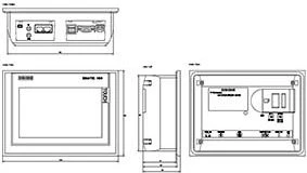 Siemens Panelinis operatorius HMI 7 kalibravimo TFT PROFINET PROFIBUS (6AV2124-0GC01-0AX0)