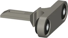 „Siemens“ platus horizontalus valdymo raktas ribiniams jungikliams (3SE5000-0AV03)