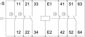Siemens Saugos padėties jungiklis su 24V DC 2NC / 1NO (3SE5312- 0SD11)