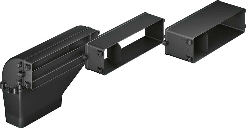 Orkaitė Siemens Siemens HZ381401, Cooker hood exhaust air set, Juodas, 1.46 kg, 590 mm, 765 mm, 160 mm