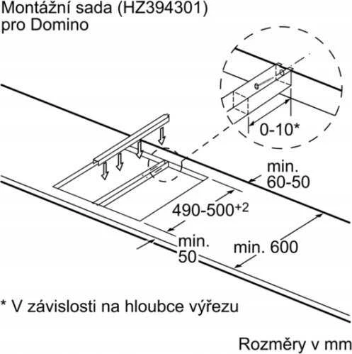 Siemens HZ394301 montavimo schema